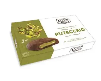 Пісочне печиво з фісташковим кремом Attimi di Buono Cuor di Pistacchio 100г Італія