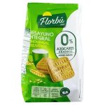 Печиво з борошна грубого помелу до сніданку БЕЗ ЦУКРУ Florbu Desayuno Integral Wnolemeal Breakfast 130г Іспанія