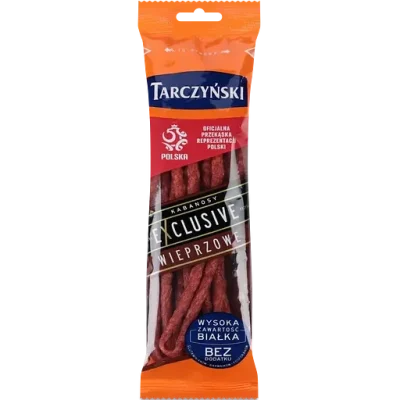 Ковбаски Кабанос свинячі TARCZYŃSKI Kabanosy Wieprzowe 95г Польща