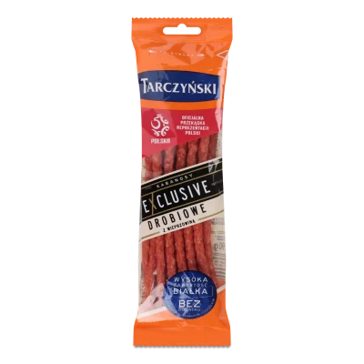 Ковбаски Кабанос курячі TARCZYŃSKI Kabanosy Drobiowe 95г Польща