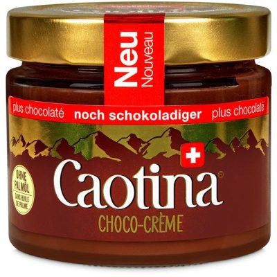 Шоколадний крем БЕЗ ПАЛЬМОВОГО ОЛІЇ Caotina Choco-Creme 300г Швейцарія