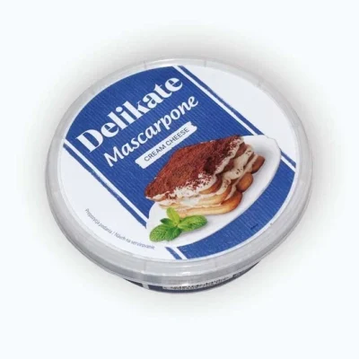 Сыр Маскарпоне Mascarpone Delikate ser śmietankowo-kremowy  250г Польша