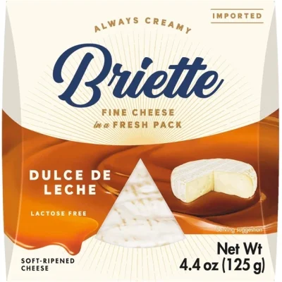 Сир м'який зі смаком карамелі Брієтте Kaserei Briette Dulce de Leche 125г Німеччина