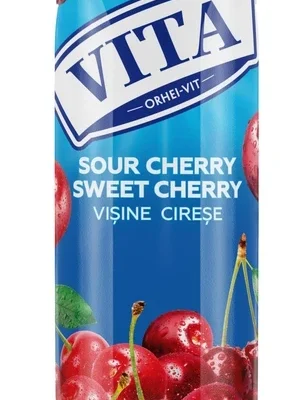 Нектар Вишневе-Черешневий Vita Orhei-vit Sour Cherry Sweet Cherry Visine Cirese 1л Молдова