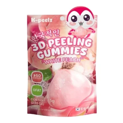 3D Желейні цукерки Білий Персик K-Peelz 3D Peeling Gummies White Peach 75г Корея