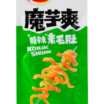 Снeк кисло-гострий Конжак Weilong Delicious Konjac Shuang Sour&Hot 252г Китай
