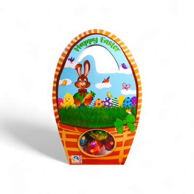 Шоколадні яйця у кошику Happy Easter 60г Нідерланди