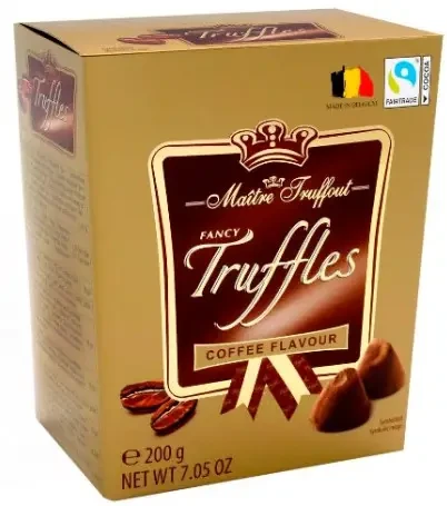 Цукерки Truffles Coffee (Трюфель смак кави) Maitre Truffout Австрія 200 г