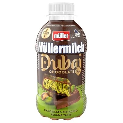 Молочний напій Muller Mullermilch Dubai 400г(380мл) Німеччина