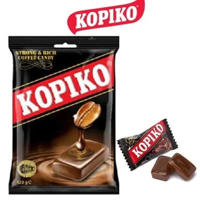 Цукерки карамель з екстрактом кави Kopiko Strong&Rich Coffee Candy 120г Індонезія