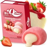 Моті (японське тістечко) зі смаком полуничного чізкейку Qlove Strawberry Cheesecake Mochi 180г Тайвань