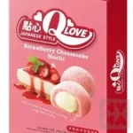 Моті (японське тістечко) зі смаком полуничного чізкейку Qlove Strawberry Cheesecake Mochi 180г Тайвань