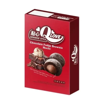 Моті (японське тістечко) зі смаком брауні Qlove Chocolate Fudge Brownie Mochi 180г Тайвань