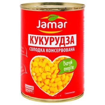 Кукурудза солодка консервована Jamar 400г/220г Польща