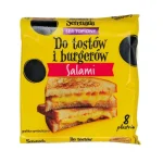 Сир плавлений слайсами Serenada Salami 130г Польща