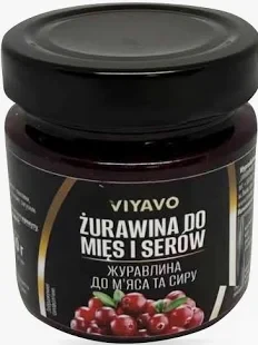 Соус журавлинний до м'яса та сиру Viyavo Zurawina do Mies i Serow 210г Польща
