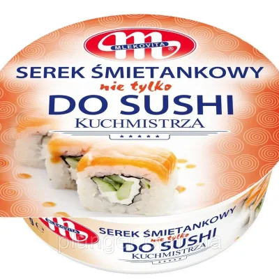 Крем-сир для суші Mlekovita do Sushi Kuchmistrza 250г Польща