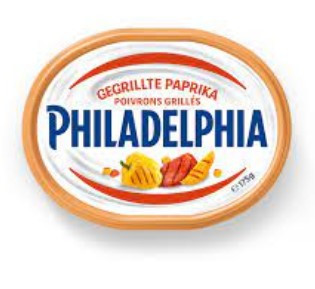 Сир вершковий з паприкою на грилі Філадельфія Philadelphia Gegrillte Paprika 175г Швейцарія
