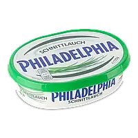 Сир вершковий із зеленою цибулею Філадельфія Philadelphia Schnittlauch 175г Швейцарія