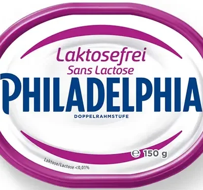 Сир вершковий БЕЗ ЛАКТОЗИ Філадельфія Philadelphia Laktosefrei 150г Швейцарія