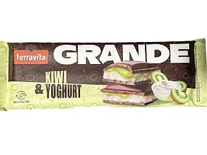 Шоколад молочний із бананом і карамеллю Terravita Banana & Toffee 235 г Польща