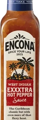 Екстра гострий Карибський соус Encona Exxxtra Hot Pepper Sauce 142мл Великобританія