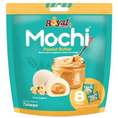 Моті (японське тістечко) з арахісовим кремом Royal Family Mochi Peanut Butter (8х15г) 120г Тайвань