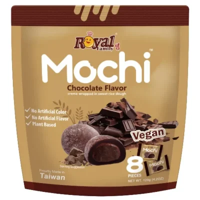 Моті (японське тістечко) з шоколадним кремом Royal Family Mochi Chocolate Flavor (8х15г) 120г Тайвань
