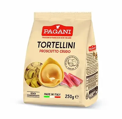 Тортелліні фаршировані прошутто Pagani Tortellini Prosciutto Crudo 250г Італія