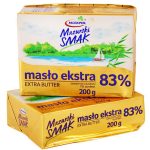 Масло вершкове Мазурський Смак 83% Mlekpol Mazurski Smak Maslo Ekstra  200г Польща