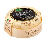 Сир напівтвердий з чорним трюфелем Trevalli Formaggio Misto al Tartufo 180г Італія