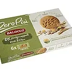 Печиво пісочне 7 злаків БЕЗ ЦУКРУ Balocco ZeroPiu 7 Cereali (6*38.3г) 230г Італія