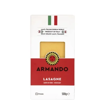 Макаронні вироби Лазанья Armando Lasagne 500г Італія