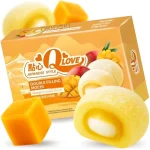 Моті (японське тістечко) зі смаком манго Qlove Japanese Style Double Filling Mochi Mango Creamy  180г Тайвань