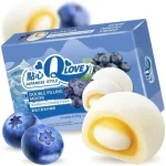 Моті (японське тістечко) чорниця Qlove Double Filling Mochi Blueberry Creamy Flavor 180г Тайвань