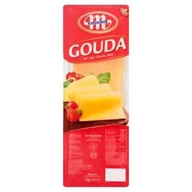 Сир у слайсах MLEKOVITA GOUDA 1кг Польща