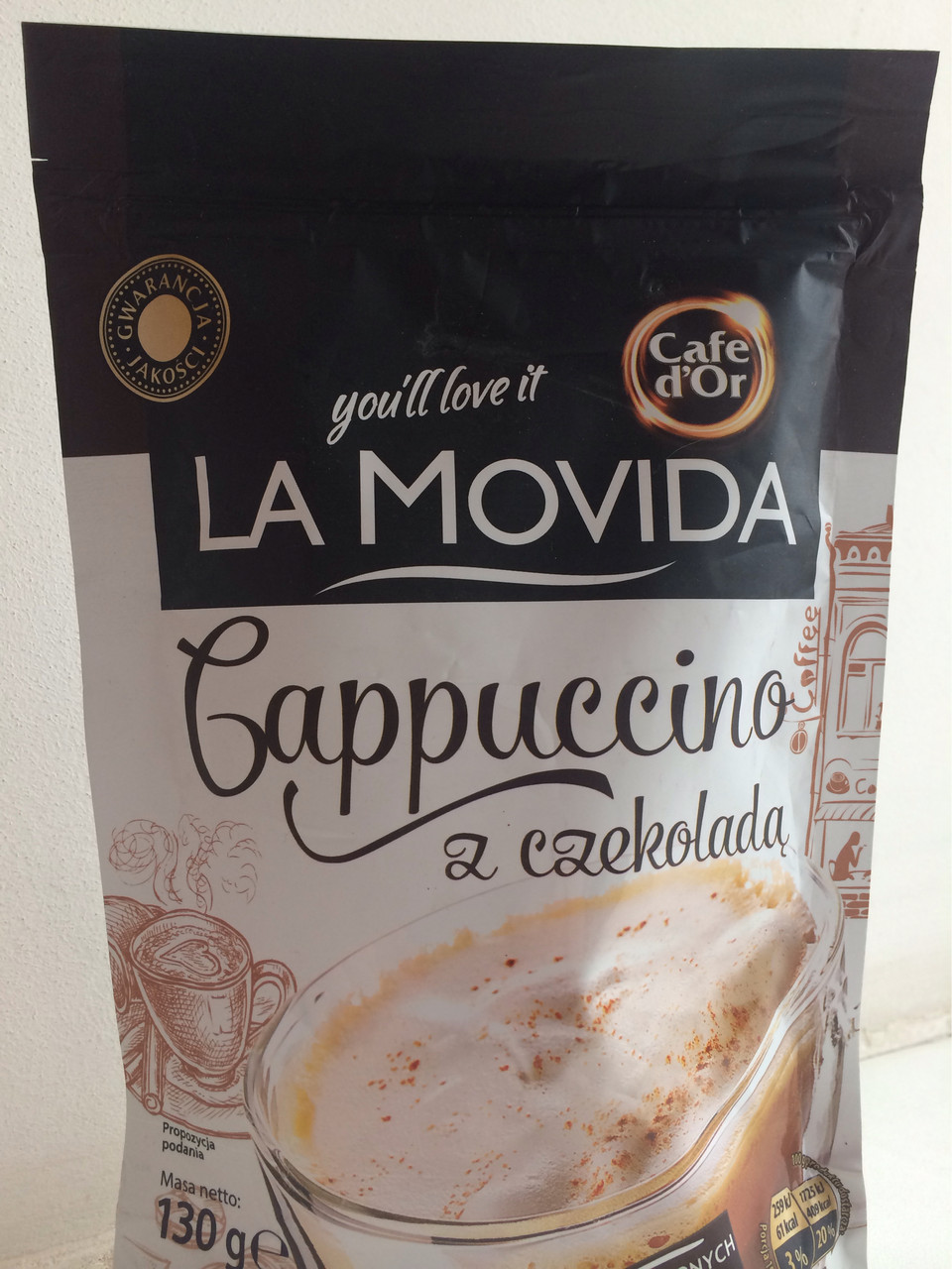 Капучино La Movida Cafe dOr із шоколадним смаком Польща 130г