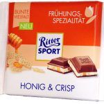 Шоколад Ritter sport HONIG & CRIPS ( з медом і хрусткий) Німеччина 100 г