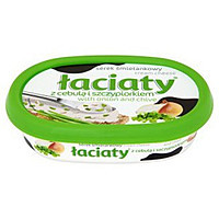 Сир-крем (сирна намазка) Laciaty із зеленим луком Польща 135 г