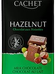 Шоколад CACHET (КАШЕТ) молочний 32% какао з фундуком (лісовий горіх) Бельгія 300г