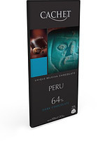 Шоколад Cachet PERU 64% какао Бельгія 100 г