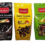 Чай чорний листовий з фруктами Bastek Island black (Чорний острів) з фруктами Польща 100г