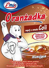 Шипучий напій розчинний Oranzadka Кола Emix Польща 16г