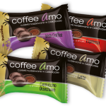 Цукерки-карамель в шоколаді 4 смаку Coffee Amo Польща 100г