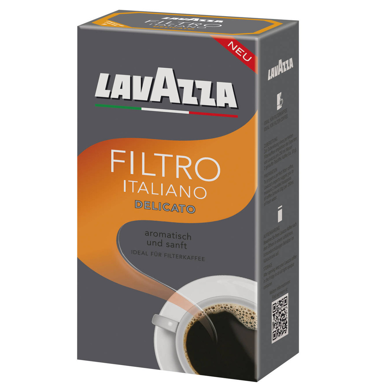 Кава мелена Lavazza Filtro Italiano Delicato Італія 500г