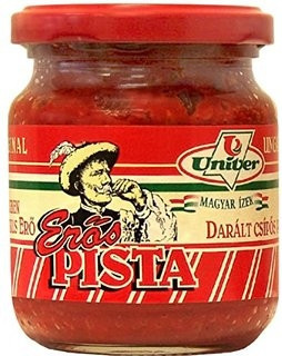 Соус гострий (перець чилі рубаний)univer Eros Pista гострий Угорщина 200 г