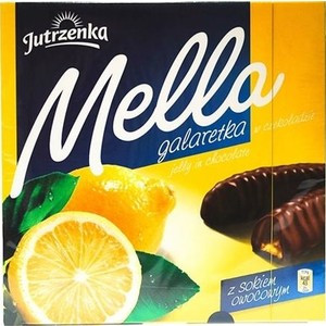 Цукерки шоколадні Galaretka Mella з лимонним соком Goplana Польща 190г