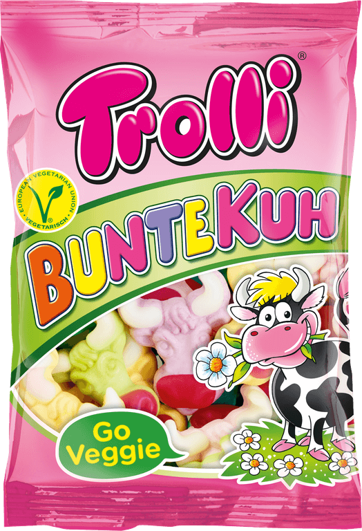 Желейні цукерки Trolli Buntekuh корівки Німеччина 200г