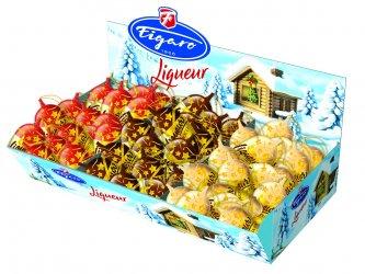 Цукерки шоколадні з лікером зі смаками ( карамелі/ капучино/ віскі) Figaro Чехія 27,5 г