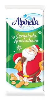 Шоколад молочний Alpinella з арахісом ( Альпінелла) Польща